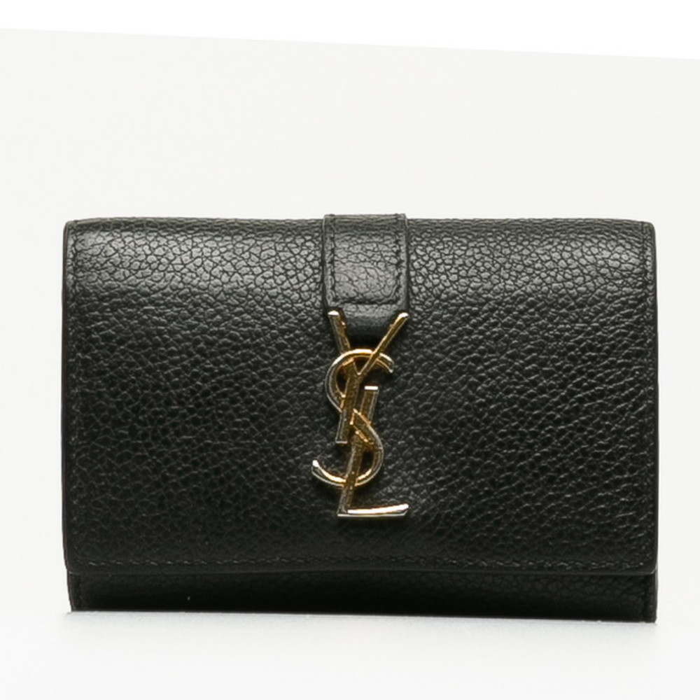 Saint Laurent Ysl Cassandra Key Case 6 Rows Black - image 2